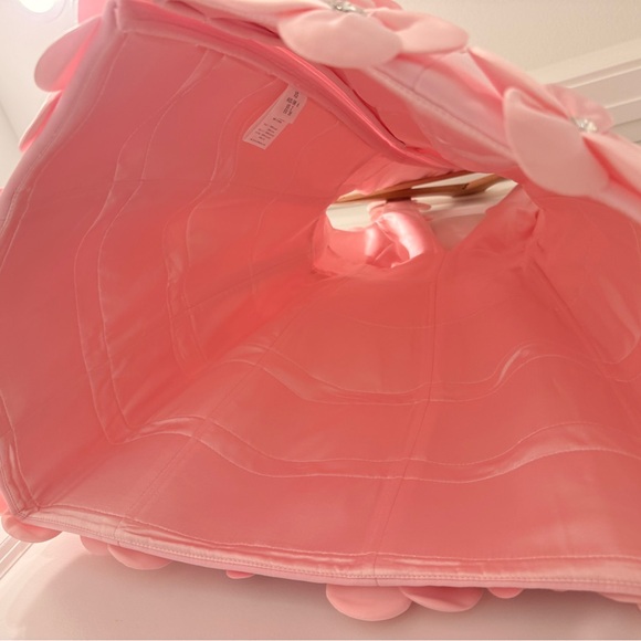 NWOT BRONX AND BANCO Estelle Blush Mini Dress ,Elegant Pink Floral Dress - Picture 15 of 16